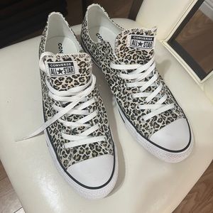 Converse All Stars leopard print new